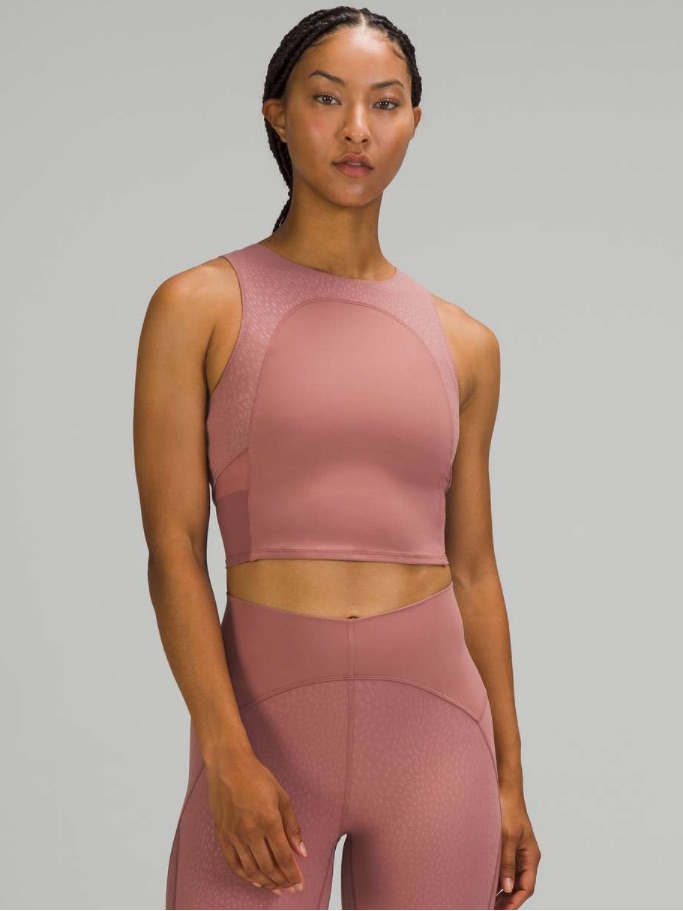 New Lululemon Nulu And Mesh Yoga Tank Top